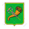 Kharkov (Ukraine), Coat of arms (vinyl-ready)