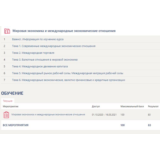 Мировая экономика и международные ответы Синергия 30 в