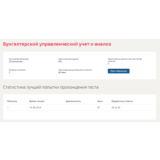 Бухгалтерский управленческий учет и анализ.ТестСинергия