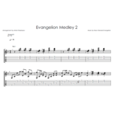 Evangelion Medley 2 - Fingerstyle ноты+табы