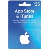 iTunes Gift Card $25 USA - без комиссии