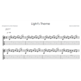 Light´s theme (Тетрадь смерти) - гитара ноты+табы