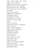 Ключевые слова по теме диеты-похудение 25400 слов