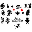 Alice in Wonderland svg,cut files,silhouette clipart