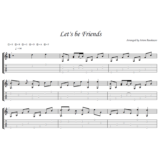 Let´s be Friends - фингерстайл гитара + табы