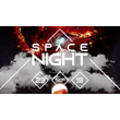 Facebook Cover Template PSD Space Night