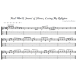 Mad World Sound of Silence Losing My Religion - табы