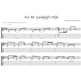 For Mr. Gurdjieff's Wife - фингерстайл гитара + табы