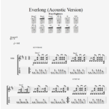Табы к песне Foo Fighters - Everlong (Acoustic Version)