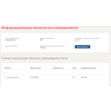 Информационные технологии в менеджменте.Тест Синергия