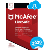 MCAFEE  LIVESAFE 2024 НА 1 ГОД