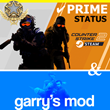 ⭐️ CS GO 2 PRIME STATUS + Garrys Mod (GLOBAL)  ПРАЙМ 🟢
