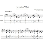 No Matter What (Эндрю Ллойд Уэббер) - для гитары