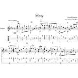 Misty (Эрролл Гарнер) для гитары