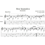 How Insensitive (А. Жобим) для гитары