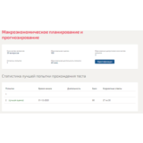 Макроэкономическое планирование и прогнозирование.Тест