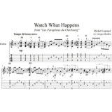 Watch What Happens (Мишель Легран) для гитары