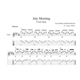 July Morning (Uriah Heep) для гитары