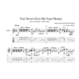 You Never Give Me Your Money (The Beatles) для гитары