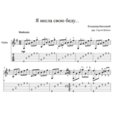 Я несла свою беду (Высоцкий) - для гитары