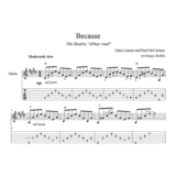 Because (The Beatles) - для гитары