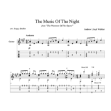 The Music Of The Night (Призрак оперы) для гитары