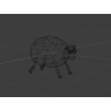 Low Poly овечка