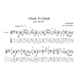 Cheek to cheek (Фред Астер) для гитары