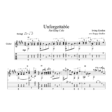 Unforgettable (Нэт Кинг Коул) для гитары