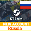 ⭐️✅ New Steam account (🇷🇺RUSSIA) +CHANGE MAIL +$BONUS
