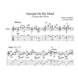 Georgia On My Mind (Рэй Чарльз) для гитары