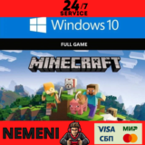 Minecraft Java + Windows 10/11 Bedrock  KEY