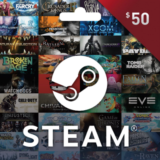 STEAM WALLET GIFT CARD $50 USD ✅(US ACCOUNT)