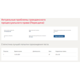 Актуальные проблемы гражданского процессуального права.