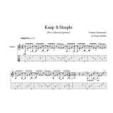 Keep It Simple (Томми Эммануэль)для классической гитары