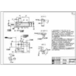 Technological drawing sleeve plunger pump, AutoCad format