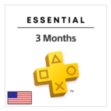 PlayStation Plus (PS PLUS) Essential - 3 месяца (США)