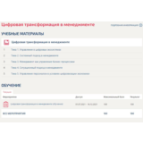 Цифровая трансформация в менеджменте тесты Синергия