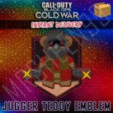 ✅ Call of Duty: Black Ops Cold War Jugger-Teddy Emblem