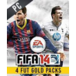 FIFA 14 4 FUT Gold Packs (Origin key) Region free