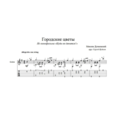 Городские цветы на гитаре