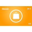 Nintendo eShop Gift Card 20 USD US-region (Моментально)