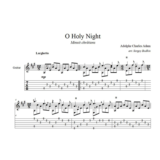 O Holy Night (Minuit chrétiens) для гитары