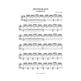 Rammstein - Deutschland (ноты)