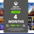 🔥XBOX GAME PASS ULTIMATE 4 MONTHS🎮CASHBACK 5%💰