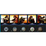 CS:GO - 5 Наборов по 5 карточек (Карточки Steam/Стим)