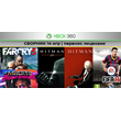 Hitman / Far Cry 3+12игр | XBOX 360 | перенос лицензии