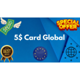 💵5$ Card Global🌎All Services/Subscriptions/Others✅⭐