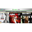 NBA 17 / NHL LE / COD MW 1,2,3 | XBOX 360 | перенос