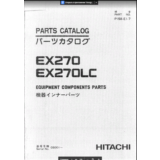 HITACHI EX270 EX270LC КОМПОНЕНТЫ ОБОРУДОВАНИЯ ДЕТАЛИ